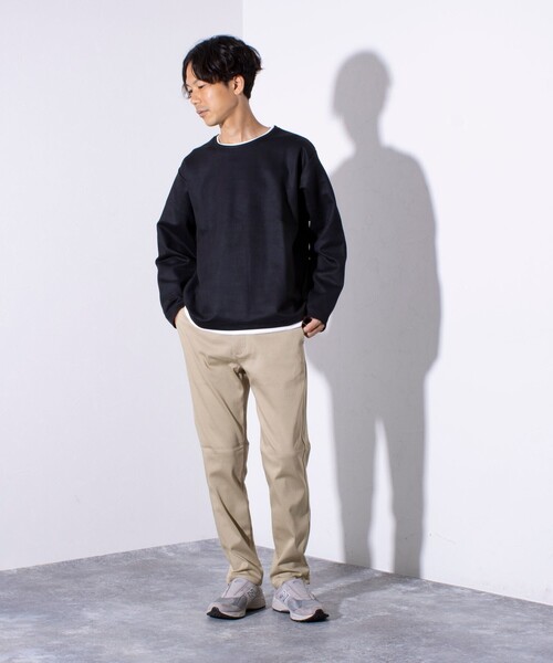 GLOSTER(グロスター)の「【GLOSTER/グロスター】Miracle shape ウエストゴム イージーパンツ(その他パンツ・メンズ・ブルー/チャコールグレー/ブラック/ベージュ・XL/L/M/S)」の12枚目の写真