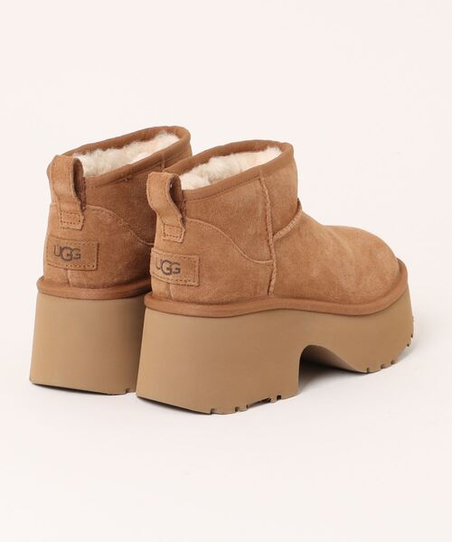 ♡定価以下♡新品♡アグ♡クラシックウルトラミニ　ニューハイツ♡キャメル♡８♡ UGG® 公式【 クラシック ウルトラ ミニ ニュー ハイツ|Classic