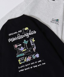 2026AW MARK GONZALES ARTWORK COLLECTION/マークゴンザレス 別注 ワンポイント刺繍 バックプリント 袖プリント オーバーサイズ 裏起毛 トレーナー スウェット レディース メンズ