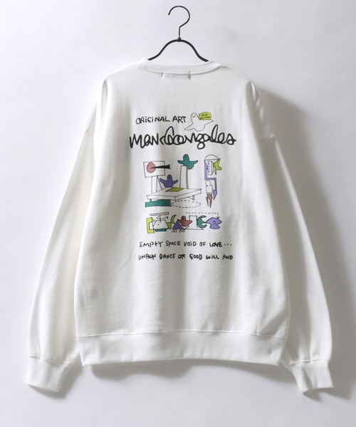 Mark Gonzales（マーク・ゴンザレス）の「MARK GONZALES ARTWORK COLLECTION/マークゴンザレス 別注 ワンポイント刺繍 バックプリント 袖プリント オーバーサイズ 裏起毛 トレーナー スウェット レディース メンズ（スウェット・メンズ・アッシュグレー/ブラック系その他/ホワイト系その他2/ブラック/グレー系その他/ブラック系その他2/グレー系その他2/ホワイト/ホワイト系その他/ブラック系その他3/ホワイト系その他3/ブラック系その他4/ホワイト系その他4・M/L/XL）」の15枚目の写真