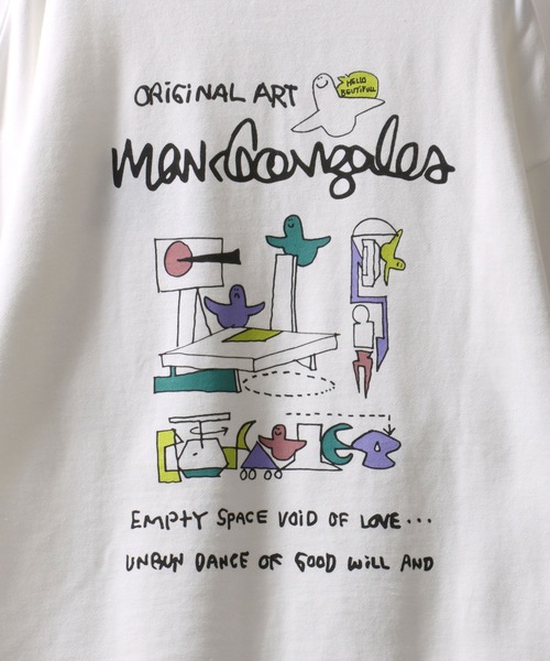 Mark Gonzales（マーク・ゴンザレス）の「MARK GONZALES ARTWORK COLLECTION/マークゴンザレス 別注 ワンポイント刺繍 バックプリント 袖プリント オーバーサイズ 裏起毛 トレーナー スウェット レディース メンズ（スウェット・メンズ・アッシュグレー/ブラック系その他/ホワイト系その他2/ブラック/グレー系その他/ブラック系その他2/グレー系その他2/ホワイト/ホワイト系その他/ブラック系その他3/ホワイト系その他3/ブラック系その他4/ホワイト系その他4・M/L/XL）」の21枚目の写真