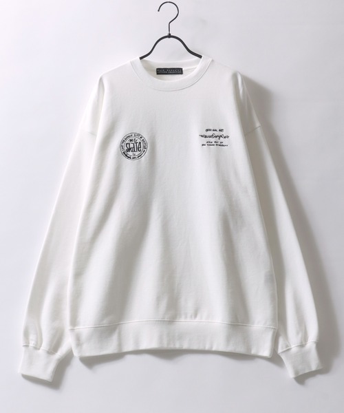 Mark Gonzales（マーク・ゴンザレス）の「MARK GONZALES ARTWORK COLLECTION/マークゴンザレス 別注 ワンポイント刺繍 バックプリント 袖プリント オーバーサイズ 裏起毛 トレーナー スウェット レディース メンズ（スウェット・メンズ・アッシュグレー/ブラック系その他/ホワイト系その他2/ブラック/グレー系その他/ブラック系その他2/グレー系その他2/ホワイト/ホワイト系その他/ブラック系その他3/ホワイト系その他3/ブラック系その他4/ホワイト系その他4・M/L/XL）」の22枚目の写真