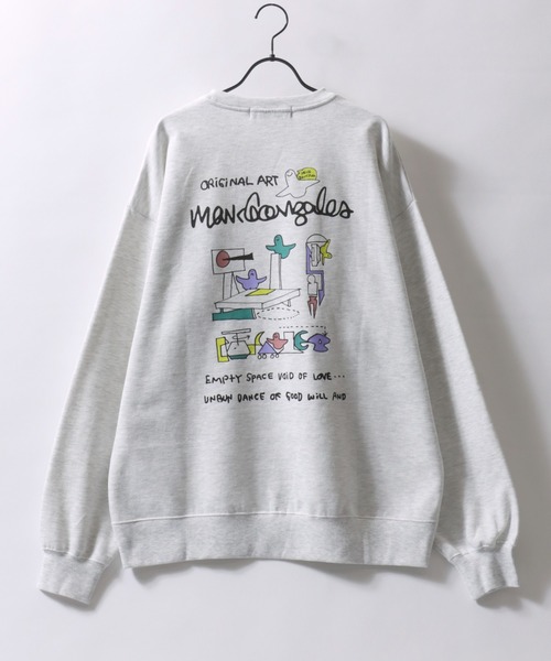 Mark Gonzales（マーク・ゴンザレス）の「MARK GONZALES ARTWORK COLLECTION/マークゴンザレス 別注 ワンポイント刺繍 バックプリント 袖プリント オーバーサイズ 裏起毛 トレーナー スウェット レディース メンズ（スウェット・メンズ・アッシュグレー/ブラック系その他/ホワイト系その他2/ブラック/グレー系その他/ブラック系その他2/グレー系その他2/ホワイト/ホワイト系その他/ブラック系その他3/ホワイト系その他3/ブラック系その他4/ホワイト系その他4・M/L/XL）」の19枚目の写真