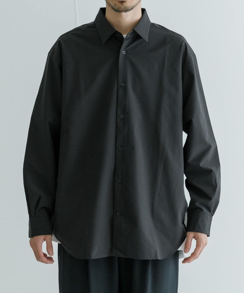 DESCENTE ALLTERRAIN（デサント　オルテライン）の「DESCENTE ALLTERRAIN　SOLOTEX(R) LONG-SLEEVE SHIRTS（シャツ/ブラウス・メンズ・グレー/ブラック・MEDIUM/LARGE）」の3枚目の写真