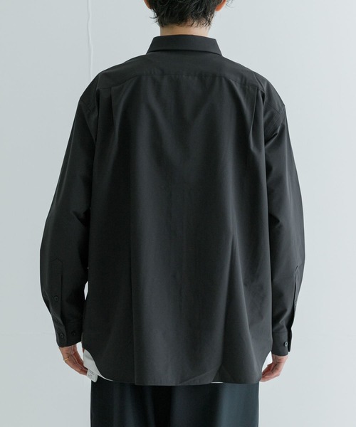 DESCENTE ALLTERRAIN（デサント　オルテライン）の「DESCENTE ALLTERRAIN　SOLOTEX(R) LONG-SLEEVE SHIRTS（シャツ/ブラウス・メンズ・グレー/ブラック・MEDIUM/LARGE）」の4枚目の写真