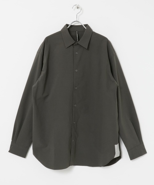 DESCENTE ALLTERRAIN（デサント　オルテライン）の「DESCENTE ALLTERRAIN　SOLOTEX(R) LONG-SLEEVE SHIRTS（シャツ/ブラウス・メンズ・グレー/ブラック・MEDIUM/LARGE）」の7枚目の写真