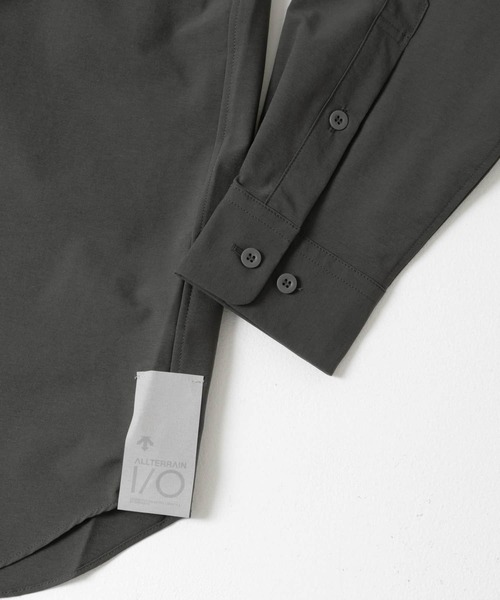 DESCENTE ALLTERRAIN（デサント　オルテライン）の「DESCENTE ALLTERRAIN　SOLOTEX(R) LONG-SLEEVE SHIRTS（シャツ/ブラウス・メンズ・グレー/ブラック・MEDIUM/LARGE）」の9枚目の写真