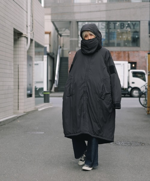 WILD THINGS（ワイルドシングス）の「WILD THINGS/ワイルドシングス OVER TRANSPORT PARKA オーバートランスポートパーカー（ダウンジャケット/コート・メンズ・ブラック・L/M）」の8枚目の写真