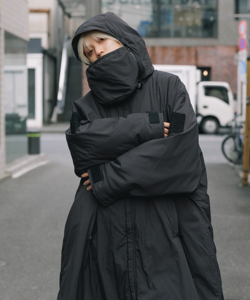 WILD THINGS（ワイルドシングス）の「WILD THINGS/ワイルドシングス OVER TRANSPORT PARKA オーバートランスポートパーカー（ダウンジャケット/コート・メンズ・ブラック・L/M）」の4枚目の写真