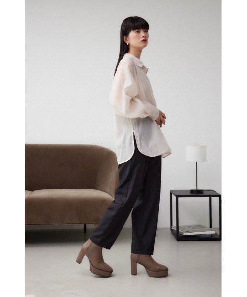 AZUL by moussy(アズールバイマウジー)の「ラギッドソールブーツ(ブーツ・レディース・ブラウン/ブラック・LL/LARGE/MEDIUM/SMALL)」の12枚目の写真