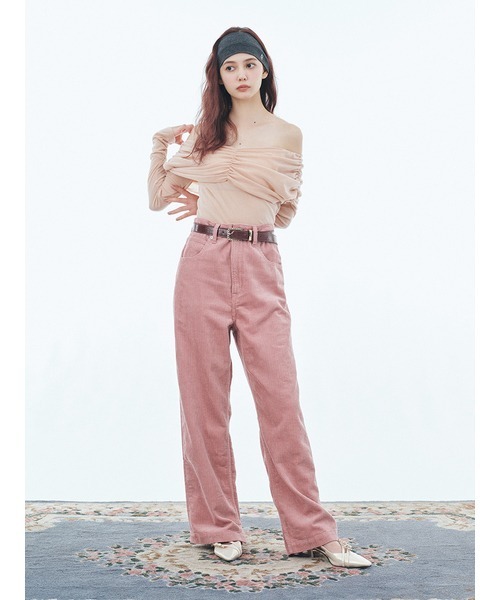 LILY BROWN(リリーブラウン)の「チェーンバックルベルト(ベルト・レディース・ブラック/ワインレッド/ブラウン・FREE)」の5枚目の写真