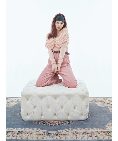 LILY BROWN(リリーブラウン)の「チェーンバックルベルト(ベルト・レディース・ブラック/ワインレッド/ブラウン・FREE)」の6枚目の写真