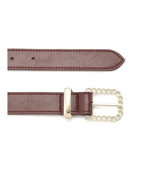 LILY BROWN(リリーブラウン)の「チェーンバックルベルト(ベルト・レディース・ブラック/ワインレッド/ブラウン・FREE)」の15枚目の写真