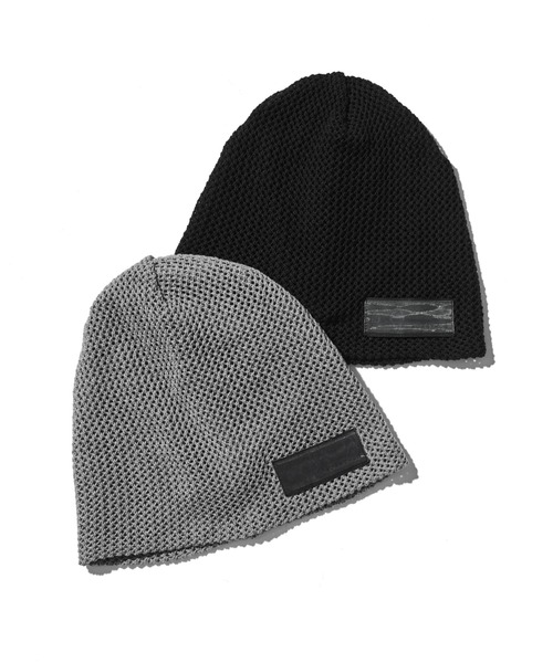 ACANTHUS(アカンサス)の「ACANTHUS:Mesh Back Pool Knit Cap(ニットキャップ/ビーニー・メンズ・ブラック/グレー・FREE)」の3枚目の写真