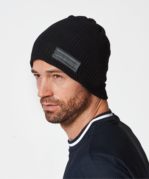 ACANTHUS(アカンサス)の「ACANTHUS:Mesh Back Pool Knit Cap(ニットキャップ/ビーニー・メンズ・ブラック/グレー・FREE)」の4枚目の写真
