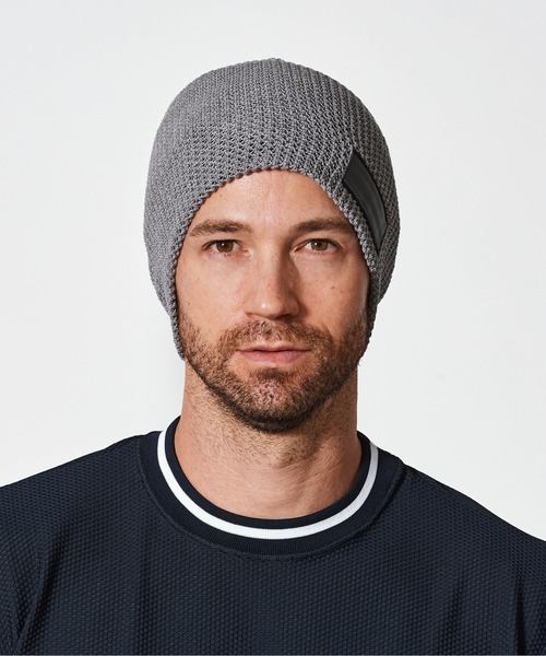 ACANTHUS(アカンサス)の「ACANTHUS:Mesh Back Pool Knit Cap(ニットキャップ/ビーニー・メンズ・ブラック/グレー・FREE)」の7枚目の写真