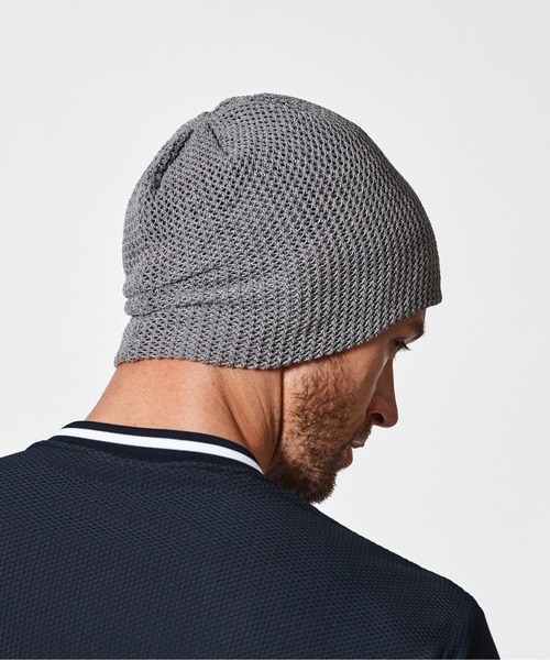 ACANTHUS(アカンサス)の「ACANTHUS:Mesh Back Pool Knit Cap(ニットキャップ/ビーニー・メンズ・ブラック/グレー・FREE)」の8枚目の写真