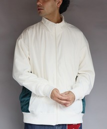 ベロア切替トラックジャケット