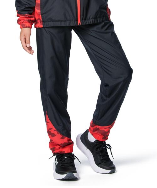 【セール】UAトリコット ラインド プリント ウーブン パンツ（トレーニング/キッズ）（その他パンツ）｜UNDER ARMOUR（アンダーアーマー）