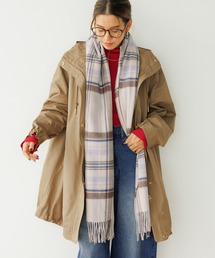 BAYFLOW | [ウール100％であったか]ウールチェックマフラー(マフラー)