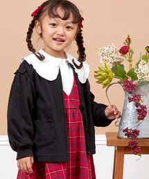 KP（ケーピー）の「スカラップポケット裏シャギージップアップ(90～140)（その他トップス）」