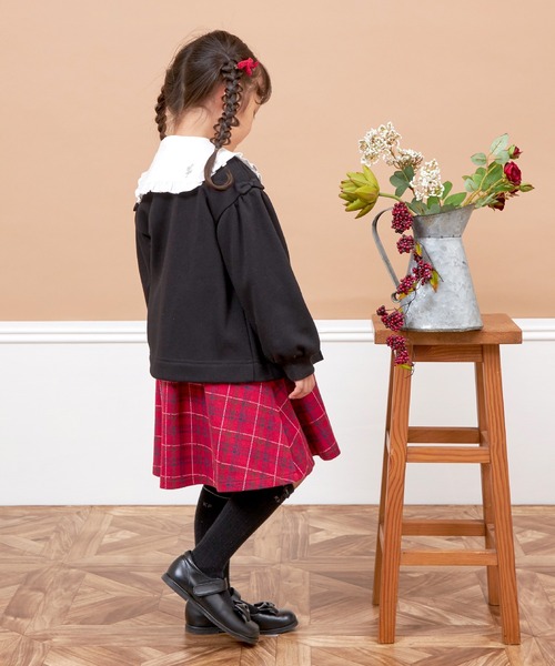 KP（ケーピー）の「スカラップポケット裏シャギージップアップ(90～140)（その他トップス・キッズ・レッド/ブラック/オートミール・90cm/100cm/110cm/120cm/130cm/140cm）」の12枚目の写真