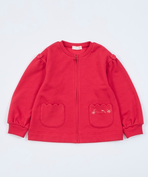 KP（ケーピー）の「スカラップポケット裏シャギージップアップ(90～140)（その他トップス・キッズ・レッド/ブラック/オートミール・90cm/100cm/110cm/120cm/130cm/140cm）」の16枚目の写真