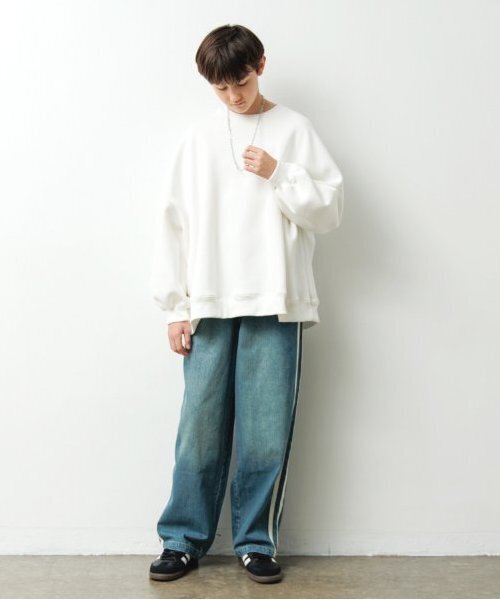 GLAZOS(グラソス)の「【大人向けサイズあり】【あったか】裏起毛・ネックレス付きトレーナー(スウェット・キッズ・ブラック/ホワイト・S/M/L/LL)」の10枚目の写真