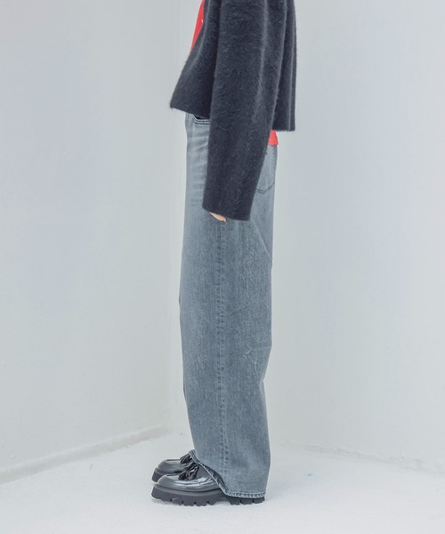 【セール】YANUK / JOAN loose straight(ルーズストレートワイドデニム)（デニムパンツ）｜YANUK（ヤヌーク）