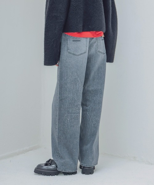 【セール】YANUK / JOAN loose straight(ルーズストレートワイドデニム)（デニムパンツ）｜YANUK（ヤヌーク）