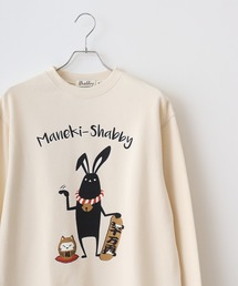 SHABBY シャビ 裏毛クルーネックスウェット unisex