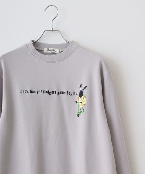 FUNALIVE（ファンアライブ）の「SHABBY シャビ 裏毛クルーネックスウェット unisex（スウェット・メンズ・ブラウン/グリーン/ホワイト系その他/ブラック/グレー系その他/ブラウン系その他/グレー/ホワイト系その他2/アイボリー・L/S/XL/M）」の6枚目の写真