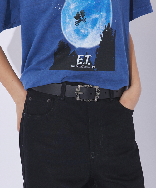 ABAHOUSE（アバハウス）の「Vintage buckle black belt/ビンテージバックルベルト/ユニセックス（ベルト・メンズ・ブラック・フリー）」の6枚目の写真