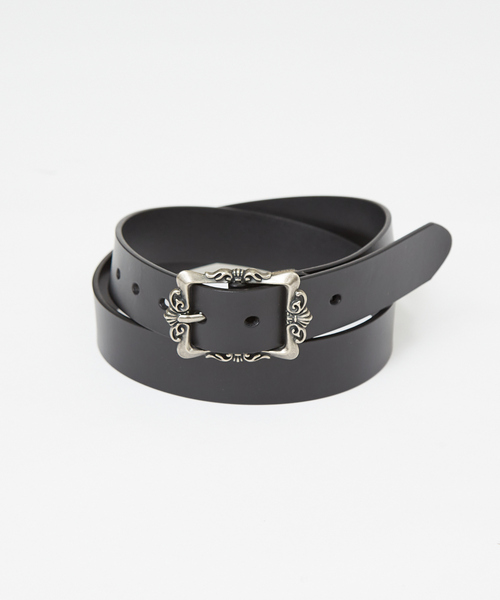 ABAHOUSE（アバハウス）の「Vintage buckle black belt/ビンテージバックルベルト/ユニセックス（ベルト・メンズ・ブラック・フリー）」の7枚目の写真