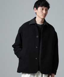 NANO universe（ナノユニバース）の「ループヤーンミックス バーンジャケット（ブルゾン）」