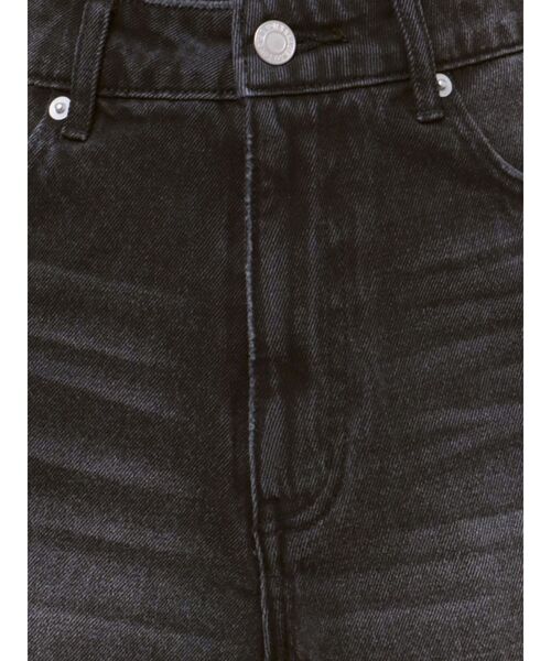 EVRIS(エヴリス)の「BASICデニムハイウエストショートパンツ(デニムパンツ・レディース・ブルー/ブラック・SMALL/MEDIUM)」の6枚目の写真