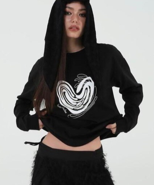 UGLY SHADOW☆US BEADS T-SHIRT UGLY SHADOW（アグリーシャドウ）の「【Uglyshadow】US BEADS T