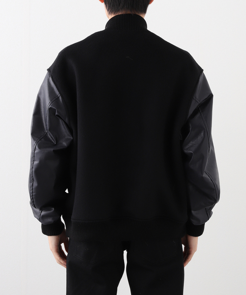 EDIFICE LA BOUCLE(エディフィスラブークル)の「LA BOUCLE (ラブークル) HEAVY BEAVER BOMBER JKT(スタジャン・メンズ・ブラック/ネイビー・2/3)」の19枚目の写真