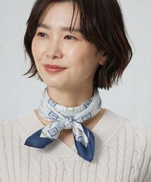 J.PRESS（ジェイプレス）の「azulejoスクエアプリント スカーフ（バンダナ/スカーフ）」