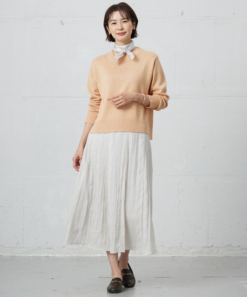 J.PRESS（ジェイプレス）の「azulejoスクエアプリント スカーフ（バンダナ/スカーフ・レディース・ネイビー系5/ベージュ系5・F）」の17枚目の写真