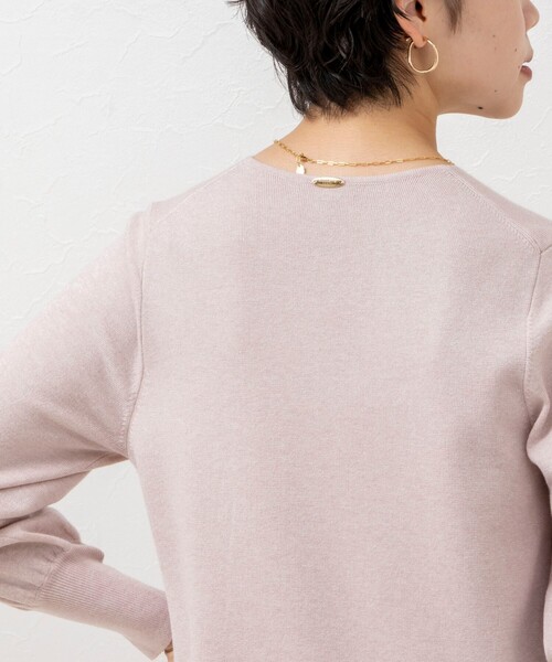 《手洗い可能》ラメ総針Vネックコクーンワンピース（ワンピース）｜NOLLEY'S Sophi（ノーリーズソフィ）