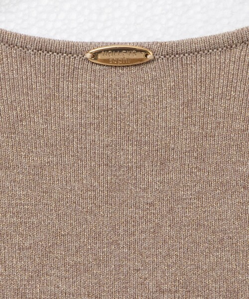 《手洗い可能》ラメ総針Vネックコクーンワンピース（ワンピース）｜NOLLEY'S Sophi（ノーリーズソフィ）