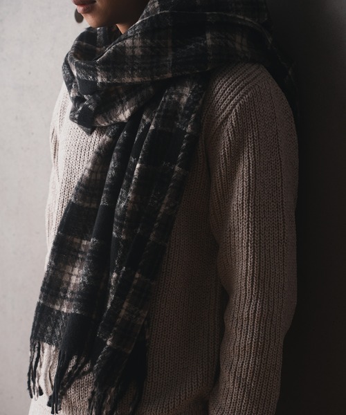 RATTLE TRAP（ラトルトラップ）の「マフラー（マフラー・メンズ・ブラック系/ネイビー系・FREE）」の3枚目の写真