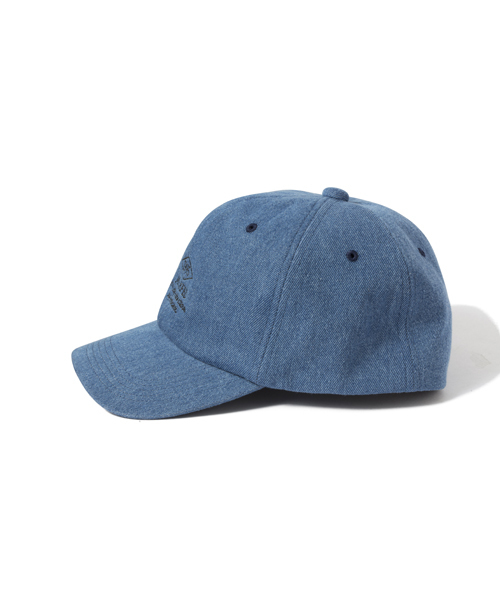 MILKFED.（ミルクフェド）の「EMBROIDERED BASEBALL CAP（キャップ/帽子）（キャップ・レディース・ホワイト/インディゴブルー・ONE SIZE）」の4枚目の写真