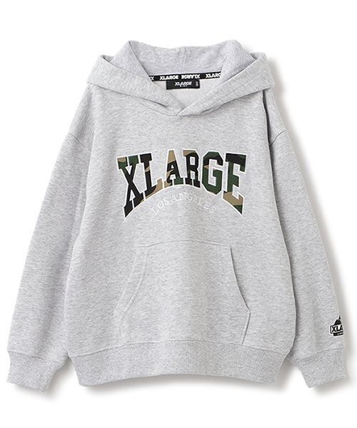 XLARGE KIDS（エクストララージキッズ）の「カモロゴパーカー（パーカー・キッズ・グリーン/ブラック/トップグレー・140cm/130cm/120cm/100cm/110cm/90cm/80ｃｍ）」の3枚目の写真