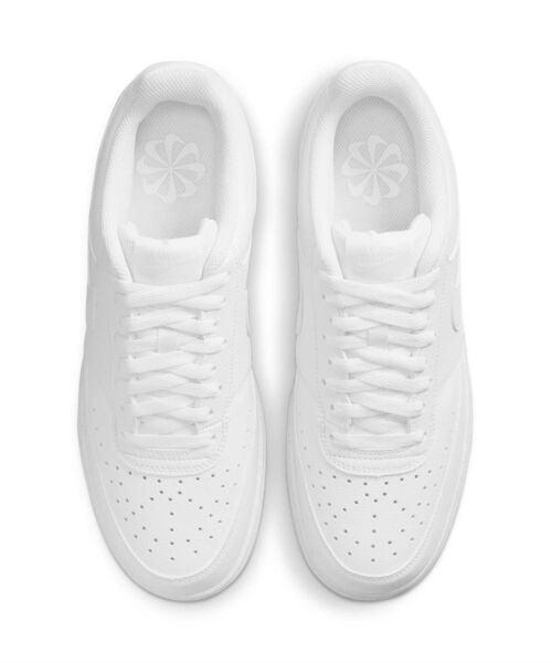 NIKE(ナイキ)の「ナイキ コート ビジョン LOW ネクスト ネイチャー メンズシューズ / Nike Court Vision Low Next Nature Men's Shoes DH2987-100 White(スニーカー・メンズ・ホワイト・24/24.5/26.5/27/27.5/28/28.5/29/29.5/30)」の4枚目の写真