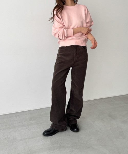 CANAL JEAN（キャナルジーン）の「El mar　コーデュロイストレートパンツ（その他パンツ・レディース・ブラウン/ネイビー/クリーム・SMALL/MEDIUM）」の9枚目の写真