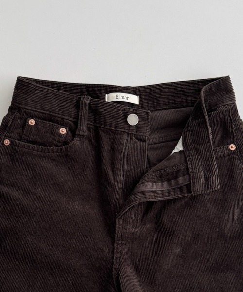 CANAL JEAN（キャナルジーン）の「El mar　コーデュロイストレートパンツ（その他パンツ・レディース・ブラウン/ネイビー/クリーム・SMALL/MEDIUM）」の16枚目の写真