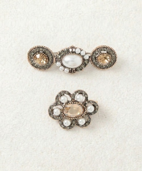 styiro（スタイロ）の「【人気アイテムランキング1位獲得！】アンティークビジューブローチセット（ブローチ/コサージュ・レディース・ゴールド系4/ゴールド系2/ゴールド系3/ゴールド/ゴールド系5/ゴールド系9/ゴールド系1/ゴールド系8/ゴールド系7/ゴールド系6・FREE）」の8枚目の写真