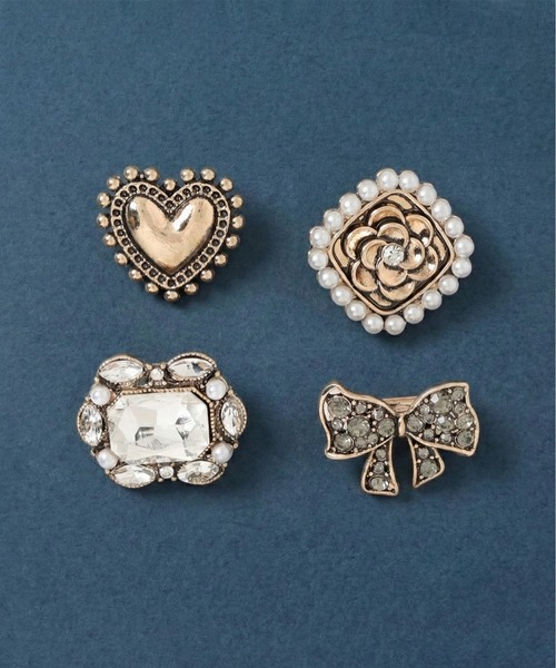 styiro（スタイロ）の「【人気アイテムランキング1位獲得！】アンティークビジューブローチセット（ブローチ/コサージュ・レディース・ゴールド系4/ゴールド系2/ゴールド系3/ゴールド/ゴールド系5/ゴールド系9/ゴールド系1/ゴールド系8/ゴールド系7/ゴールド系6・FREE）」の10枚目の写真